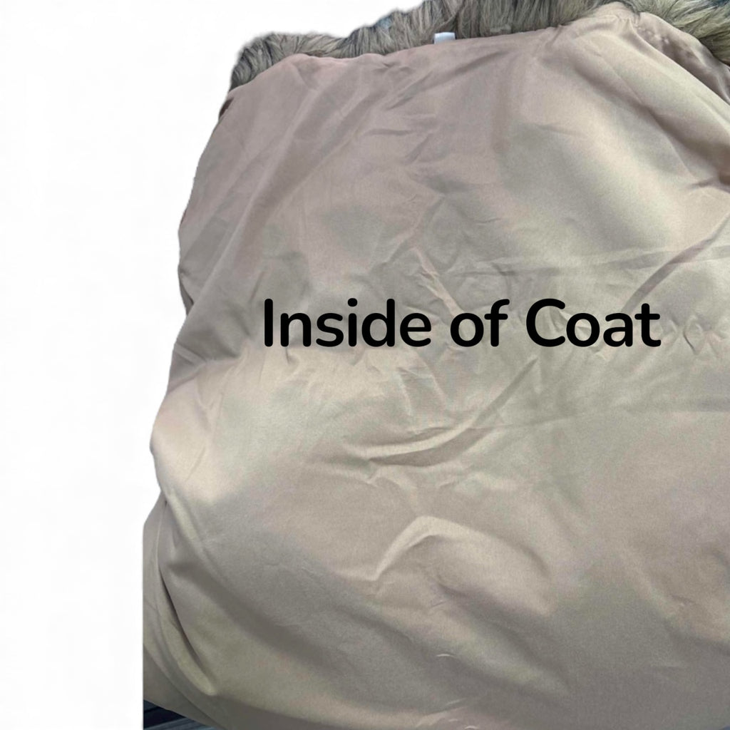 Devine Women’s Long Sleeve Faux Fur Coat – Warm Winter Outerwear